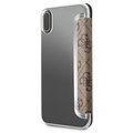 Guess 4G Flower Desire Book Pouzdro pro iPhone X, Brown_256763188