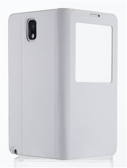 ANYMODE flipové pouzdro pro Galaxy Note 3 s funkcí S-view, bílá_119529962