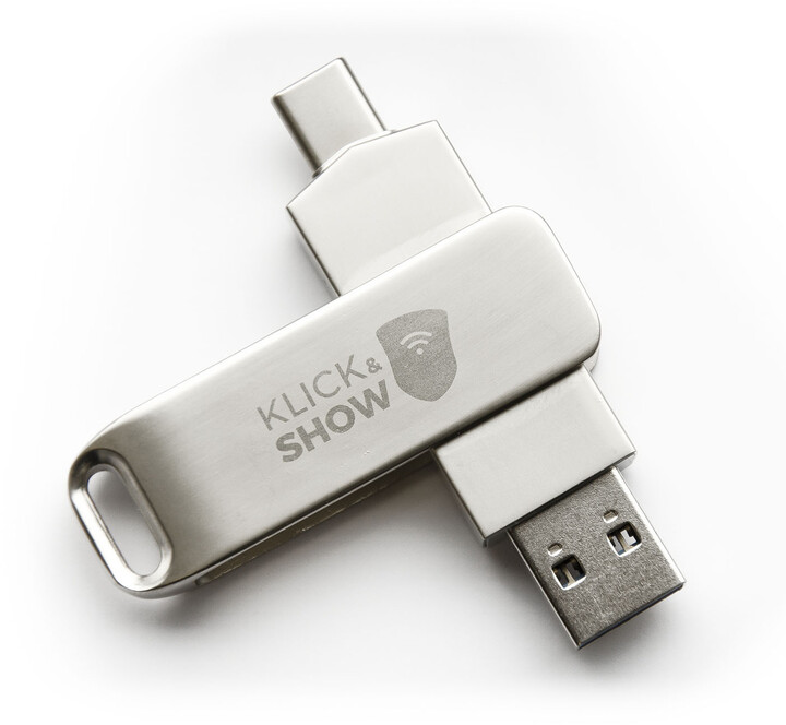 Kindermann Klick &amp; Show USB A/C Drive - 16GB_2006107591