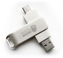 Kindermann Klick & Show USB A/C Drive - 16GB