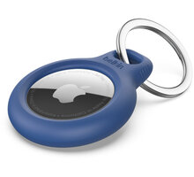 Belkin bezpečné pouzdro na Apple AirTag s kroužkem, modrá F8W973btBLU