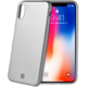 CELLY Sotmatt TPU pouzdro pro Apple iPhone X, matné provedení, stříbrné