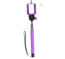 Polaroid teleskopická selfie tyč s kabelem, fialová_999172474