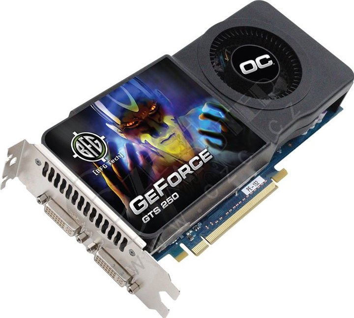 BFG GeForce 250 GTS OC 512MB, PCI-E_220542016