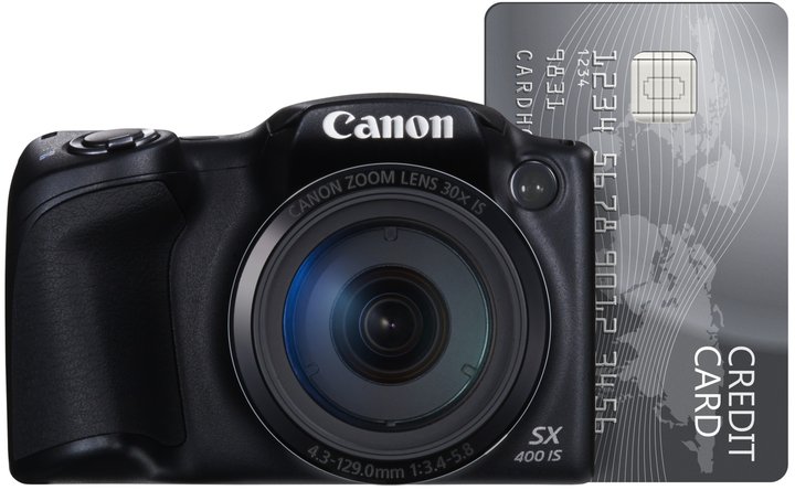 Canon PowerShot SX400 IS, černá_1601624835