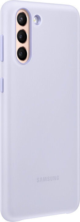 Samsung ochranný kryt s LED pro Samsung Galaxy S21+, fialová_1008094927