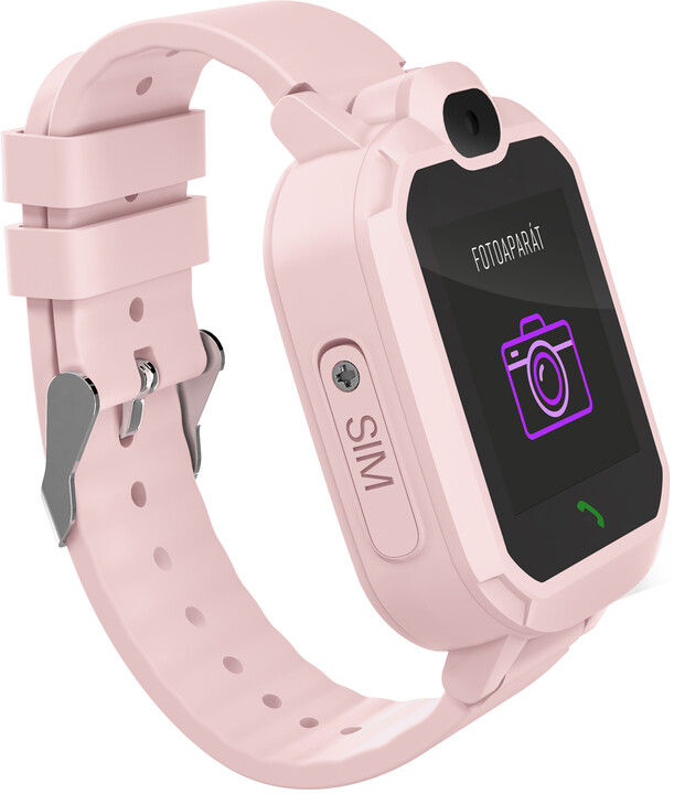 LAMAX WCall Pink - chytré hodinky pro děti_962295228