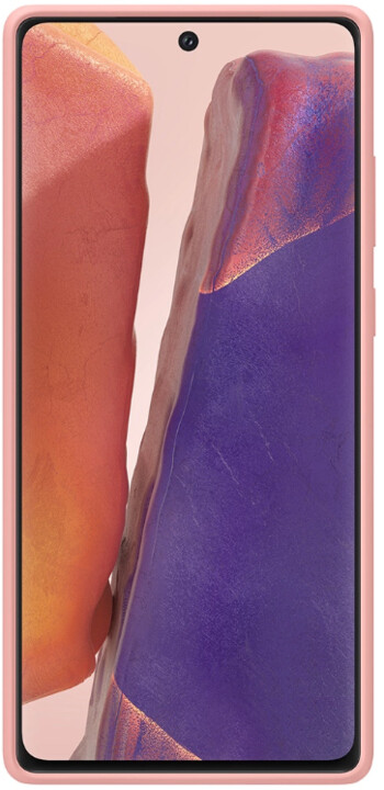Samsung silikonový kryt Samsung Galaxy Note20, hnědá_1685118436