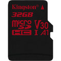 Kingston Micro SDHC Canvas React 32GB 100MB/s UHS-I U3