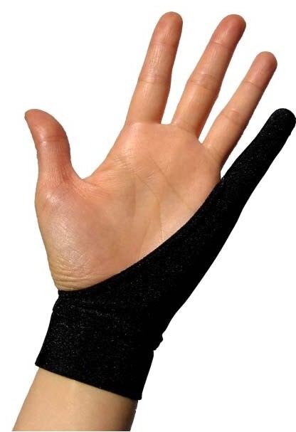 Wacom rukavice SmudgeGuard 1, velikost M, černá_2085596548