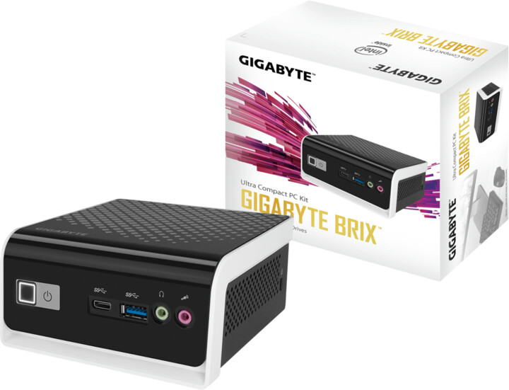 GIGABYTE Brix GB-BLCE-4000C (Fanless), černá_431302528