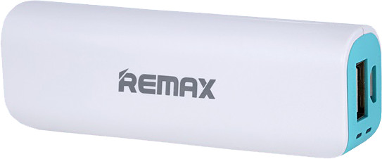 Remax powerbank, 2600 mAh, bílá/tyrkysová_574390371