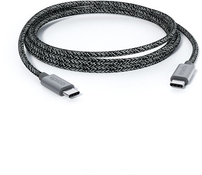 EPICO kabel USB-C, opletený, 240W, 2m, šedá_1074073505