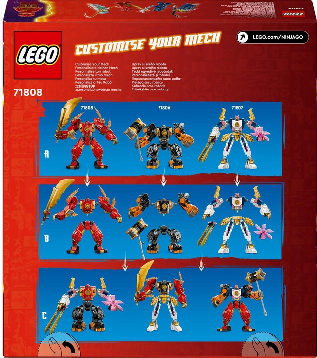 LEGO® NINJAGO® 71808 Kaiův živelný ohnivý robot_1380158829