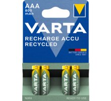 VARTA nabíjecí baterie Recycled AAA 800 mAh, 4ks - 56813101404