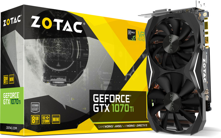 Zotac GeForce GTX 1070 Ti mini, 8GB GDDR5_360169633