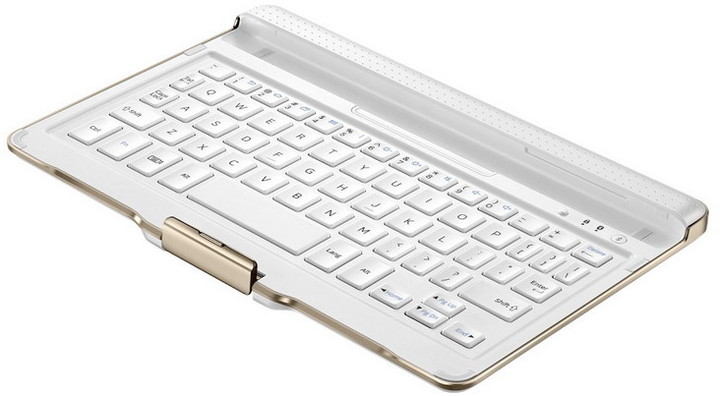 Samsung pouzdro s klávesnicí EJ-CT700UAE pro Galaxy Tab S 8.4, bílá_856755817