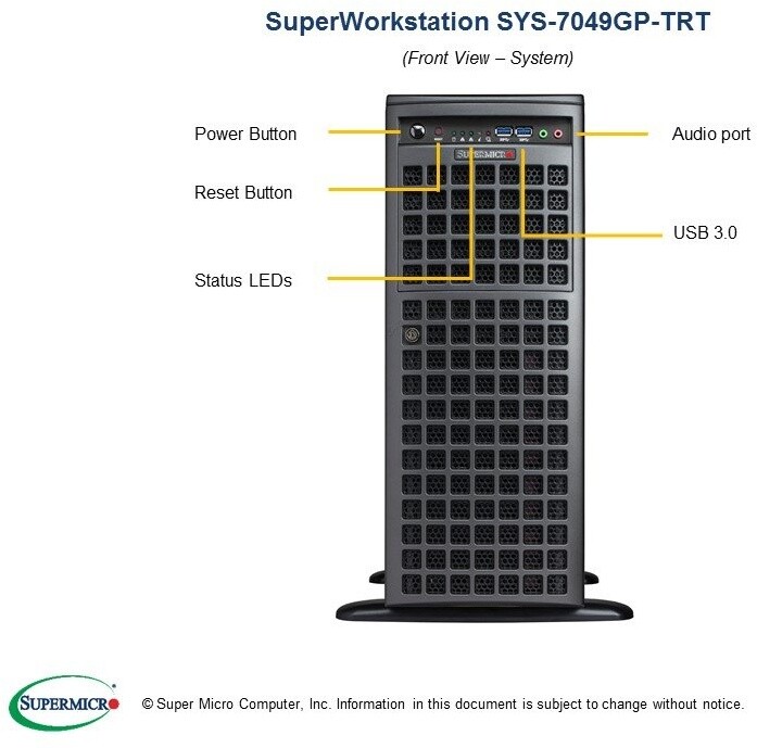 SuperMicro 7049GP-TRT Workstation /2xLGA3647/iC621/DDR4/HS/2x2200W_945100588