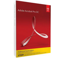 Adobe Acrobat Pro STUDENT &amp; TEACHER ENG Win Edition box_233399373