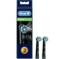 Oral-B EB 50-2 CrossAction Black náhradní hlavice s Technologií CleanMaximiser, 2 ks 10PO010390