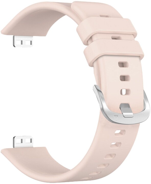FIXED silikonový řemínek pro Huawei Watch FIT, růžová_1950022317