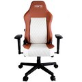 DEV1S Luxury Crema, herní židle, bílá/hnědá_1237354207