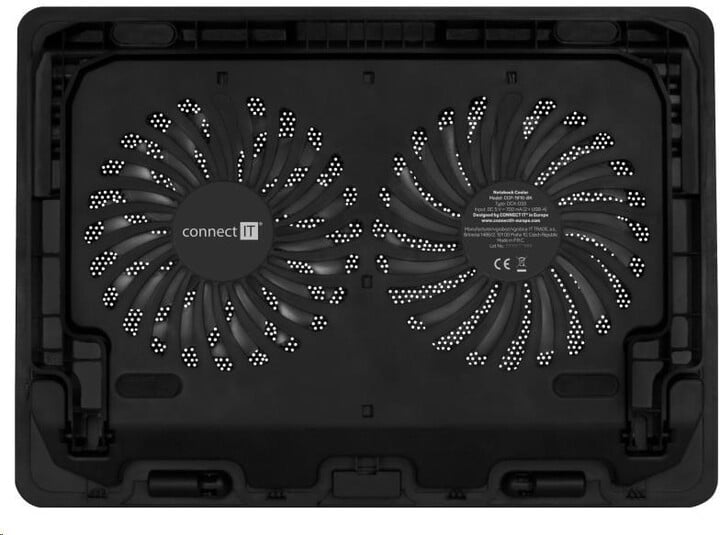 CONNECT IT chladící podložka FrostBreeze pro notebook 15.6&quot;, modré LED_1645755869