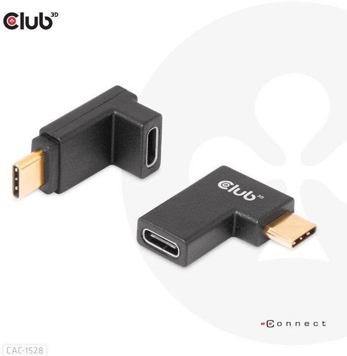 Club3D set adapterů USB-C Gen2, 4K@120Hz (M/F), 2ks_949905195