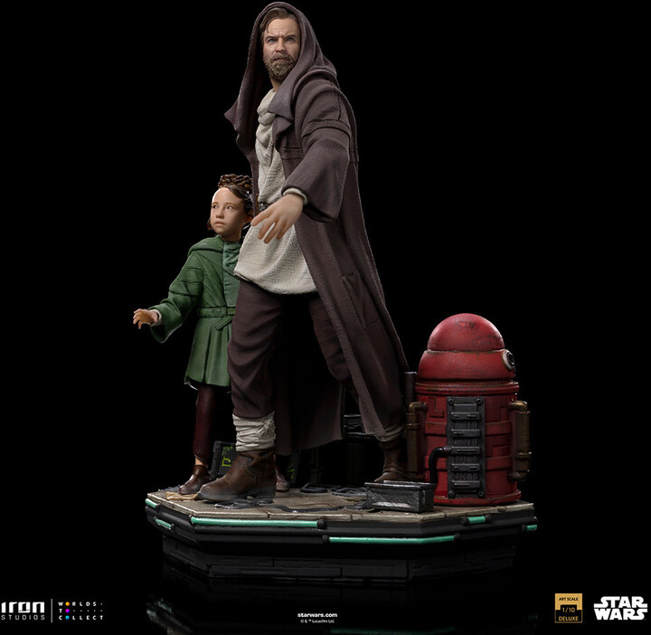 Figurka Iron Studios Star Wars - Obi-Wan and Young Leia Deluxe Art Scale 1/10_1612937146