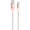 Belkin kabel Premium Kevlar USB-A 2.0 /microUSB, 1,2m - růžový