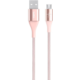 Belkin kabel Premium Kevlar USB-A 2.0 /microUSB, 1,2m - růžový