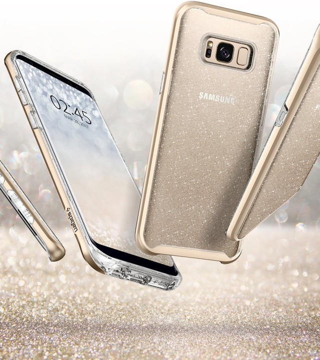 Spigen Neo Hybrid Crystal pro Samsung Galaxy S8, glitter gold_1161965760
