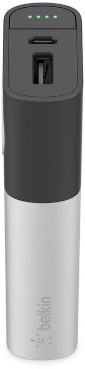 Belkin Power Pack 6700, Power bank pro Apple Watch + 1xUSB pro iPhone, stříbrná_1246735188