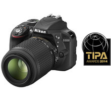 Nikon D3300 + 18–55 VR II + 55-200 VR II černá_515621709