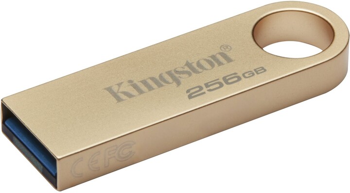 Kingston DataTraveler SE9 G3, 256GB, zlatá_2070620133