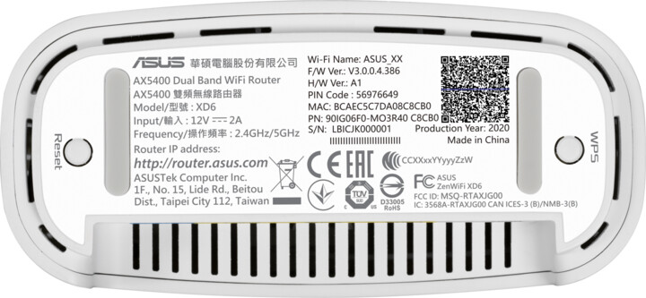 ASUS ZenWiFi XD6, bílá, 2ks