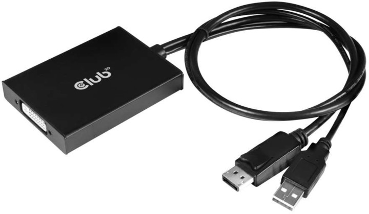 Club-3D aktivní adaptér DisplayPort na Dual Link DVI-I_557766195