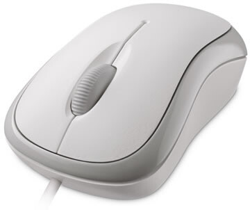 Microsoft Basic Optical Mouse, bílá_2145370195