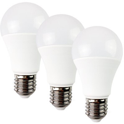 Solight LED žárovka 3-pack, klasický tvar, 10W, E27, 3000K, 270°, 790lm, 3ks v balení_1604267433
