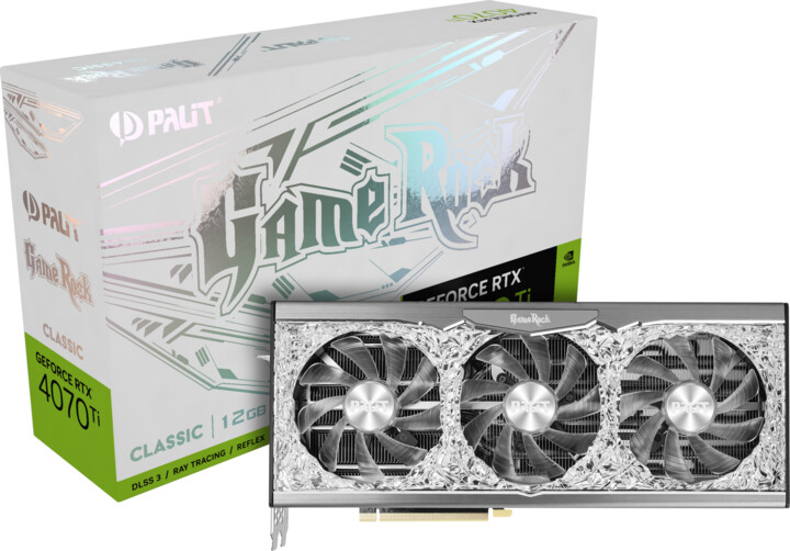 PALiT GeForce RTX 4070 Ti GameRock Classic, 12GB GDDR6X_1312486298