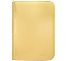 Album Ultra Pro - Vivid 4-Pocket Zippered PRO-Binder, na 160 karet, žlutá 0074427158972