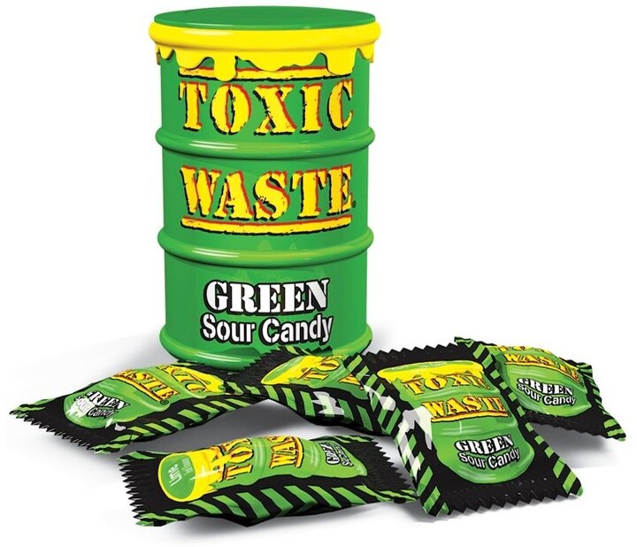 Toxic Waste Green Drum Extreme Sour Candy 42 g_1668313244