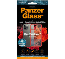 PanzerGlass ochranný kryt ClearCase pro iPhone 12/12 Pro, antibakteriální, červená_627100768