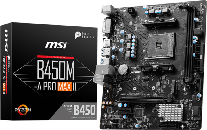 MSI B450M-A PRO MAX II - AMD B450_711345582