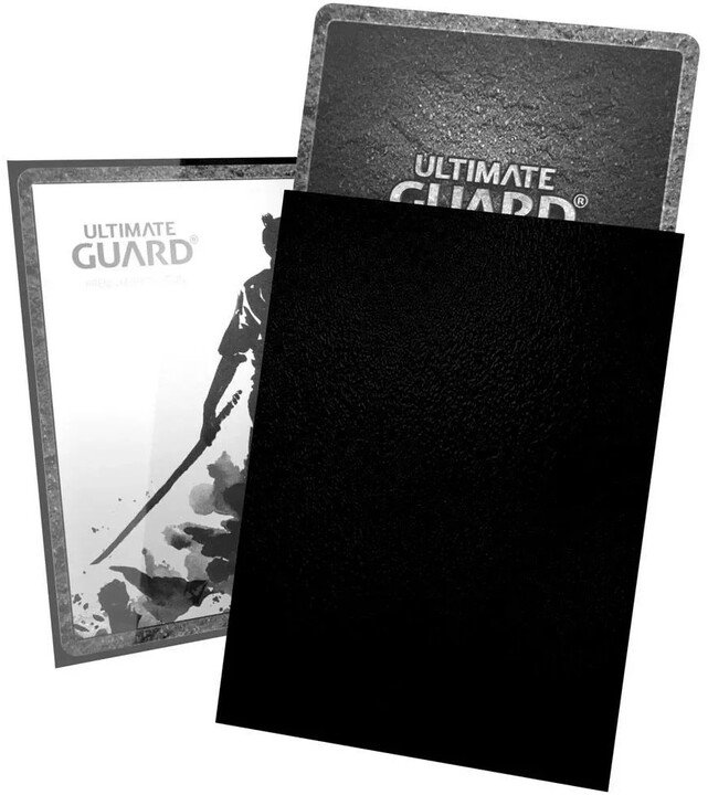 Ochranné obaly na karty Ultimate Guard - Katana Sleeves Standard Size, černá, 100 ks (66x91)_1005240132