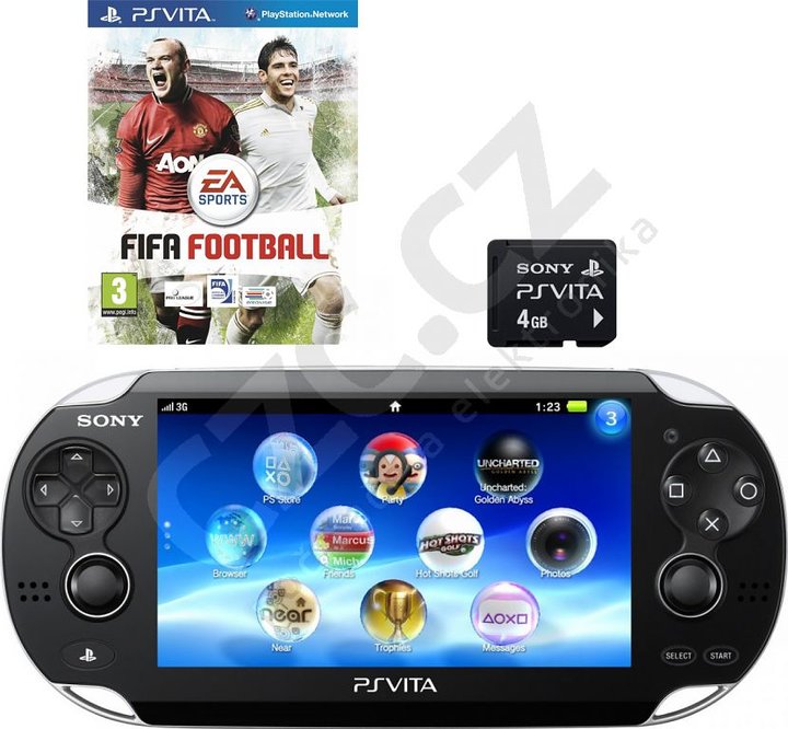 PlayStation Vita Wi-Fi + FIFA Football + 4GB karta zdarma_977035705