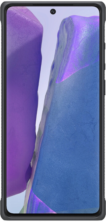 Samsung tvrzený ochranný kryt pro Samsung Galaxy Note20, se stojánkem, stříbrná_511586893