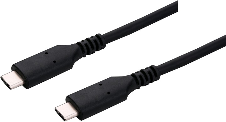 C-TECH kabel USB4.0 Type-C, M/M, 40Gbps, PD 100W, 1m, černá_122398270