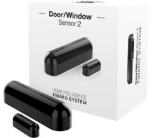 FIBARO bateriový Senzor 2 na okna a dveře, Z-Wave Plus, černá_649933574