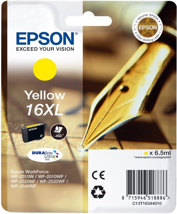 Epson C13T16344010, žlutá_710487339